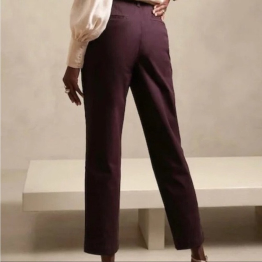 NWT! Banana Republic Navy Slim Flat Front Chino - Multiple Sizes - Picture 3 of 3